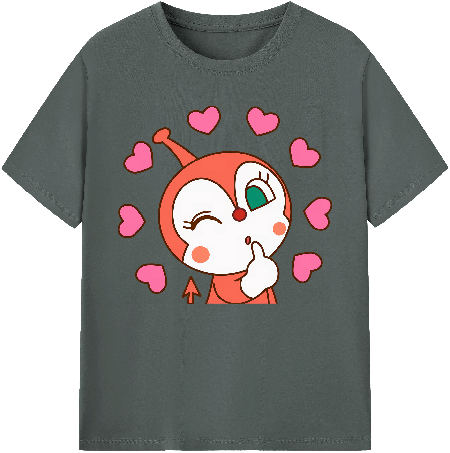 （画像用） アンパンマン Anpanman 綿100％ メンズ半袖Tシャツ｜肌触りやわらか＆通気性
